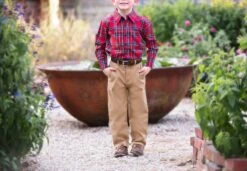 HENRY PANT CAMEL -Fashion Dress-Trish Scully henrycamel