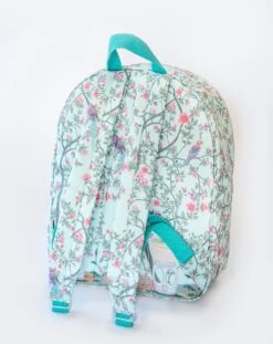 CHINOISERIE BIRDS BACKPACK -Fashion Dress-Trish Scully lightbluebackpack2