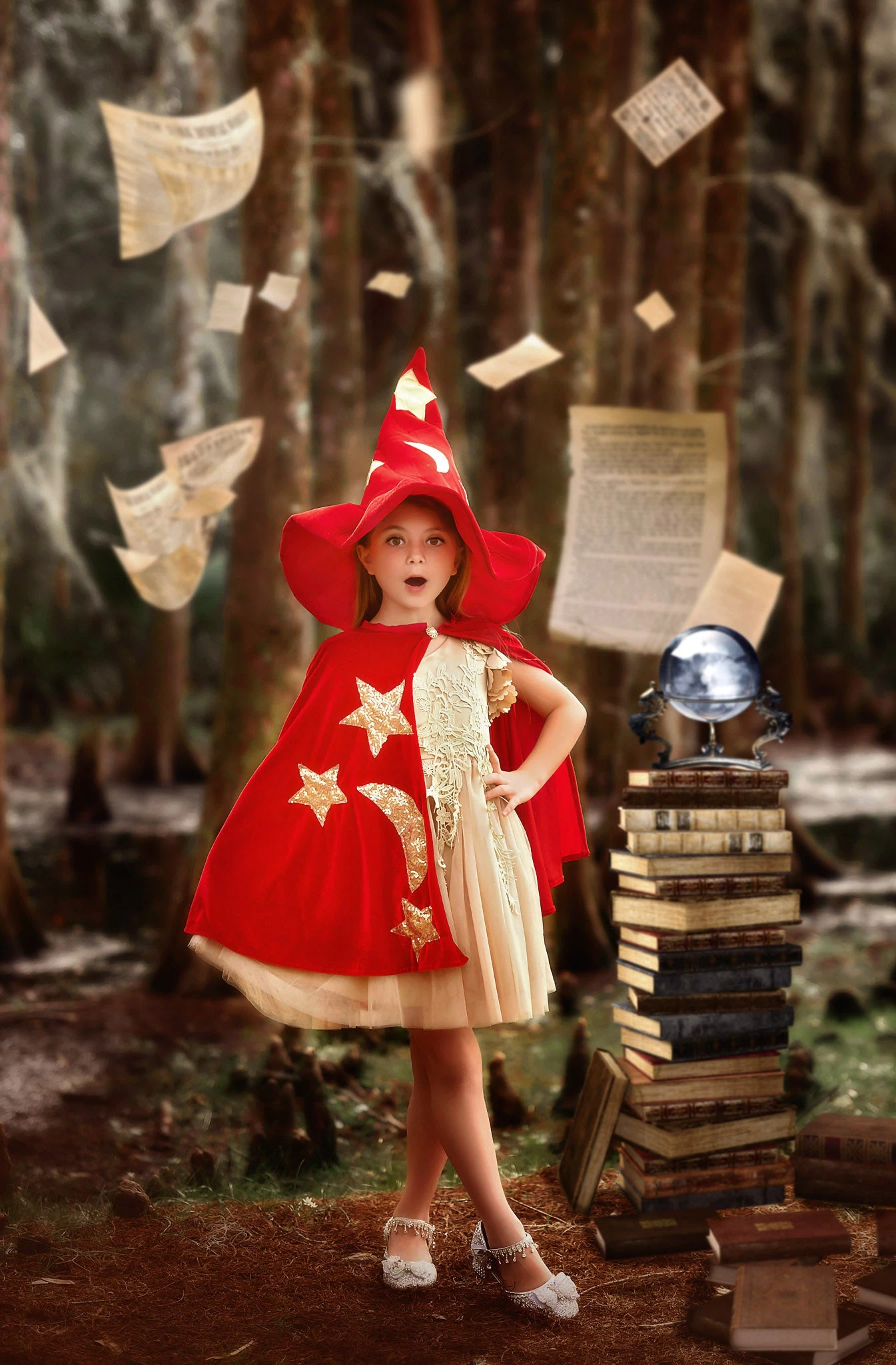 THE WIZARD CAPE AND HAT SET 4 THE WIZARD CAPE AND HAT SET - Image 2