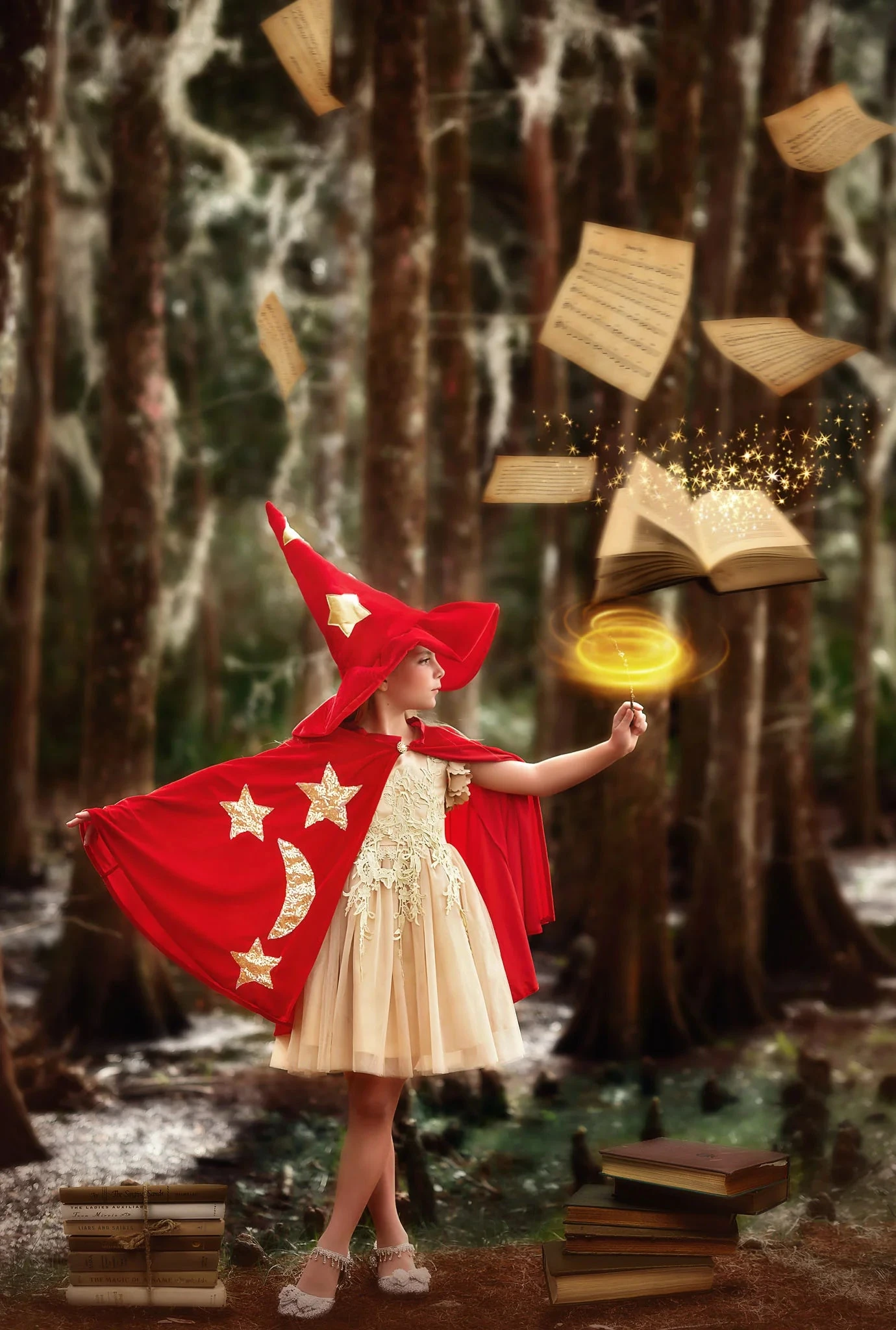 THE WIZARD CAPE AND HAT SET 3 THE WIZARD CAPE AND HAT SET